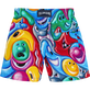 Bañador con estampado Faces In Places para niño - Vilebrequin x Kenny Scharf Multicolores vista trasera