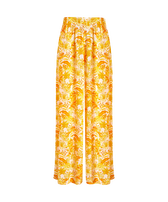 Tahiti Flowers 女士大号粘胶纤维长裤 Corn 正面图