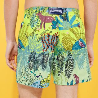 Men Others Printed - Men Swim Shorts Jungle Rousseau, Ginger back worn view