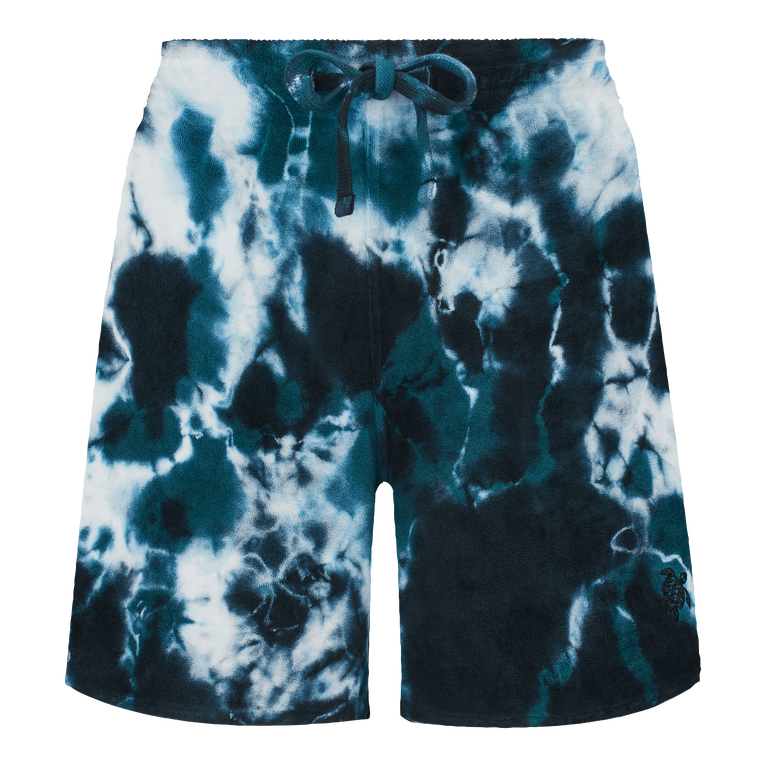 Women Terry Shorts Rough Ocean Tie & Dye - Shorty - Fauna - Green - Size XXXL - Vilebrequin