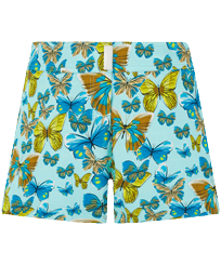 Shorty de bain ceinture plate femme Butterflies Lagon vue de face