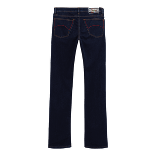 男士 Neo Medusa 印花五口袋牛仔长裤 Dark denim w1 后视图