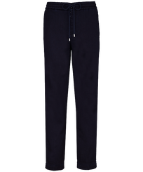 Men Wool Denim Jogger Pants Dark denim w1 front view