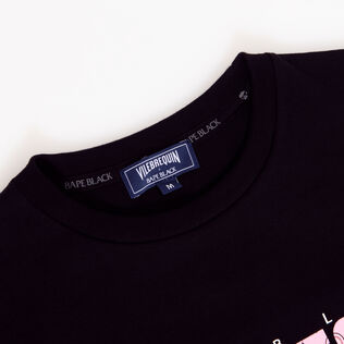 T-shirt uomo con logo stampato Bandana - Vilebrequin x BAPE® BLACK Nero dettagli vista 5