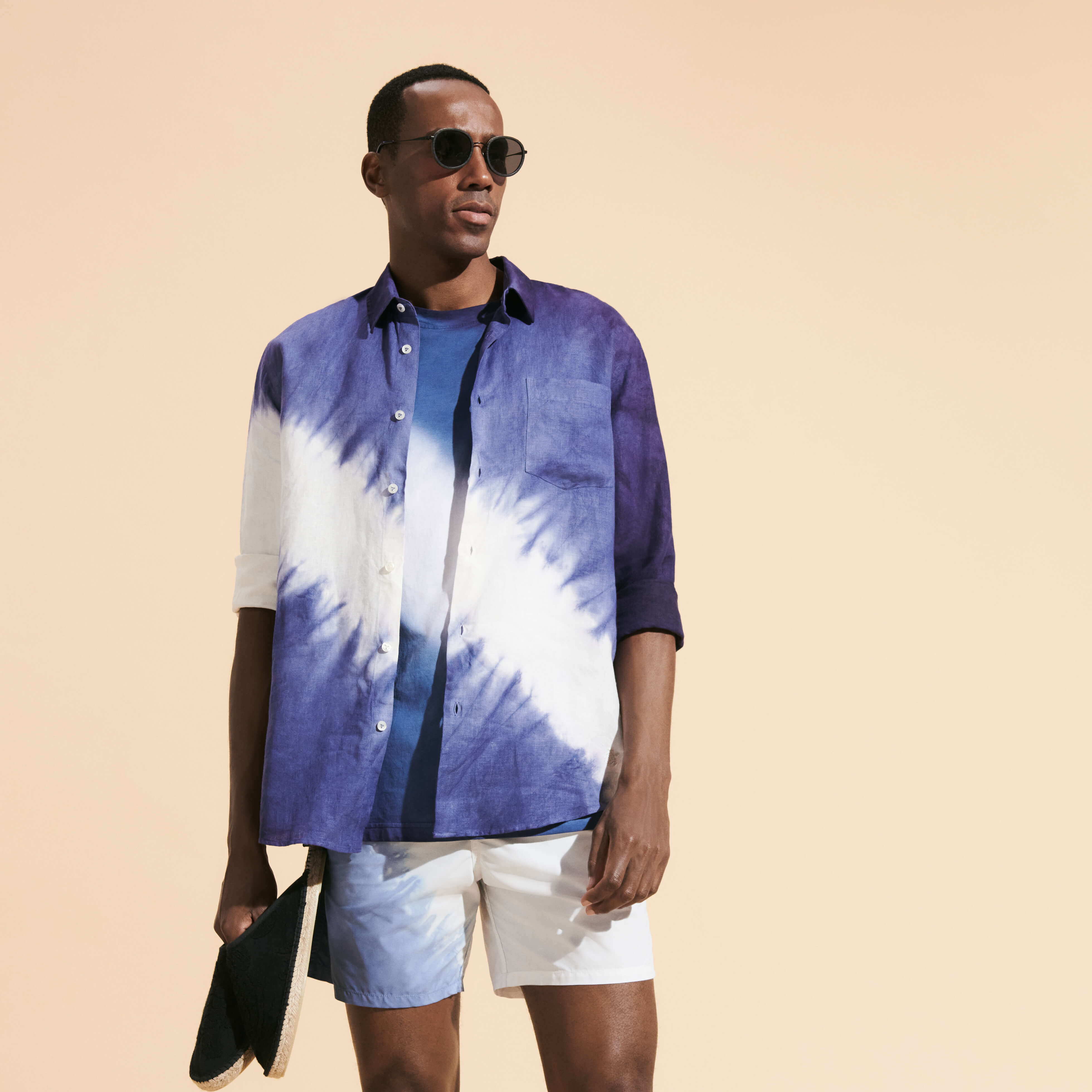 Camisas tie dye hombre 2025