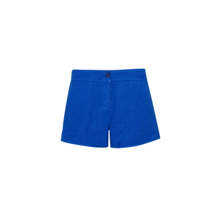 Women Short Linen Shorts Marrakech front view