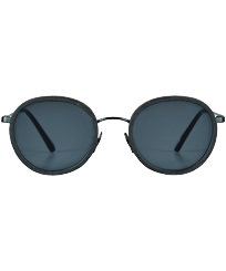 Lunettes de soleil bois de tulipier  - VBQ x Shelter Noir vue de face