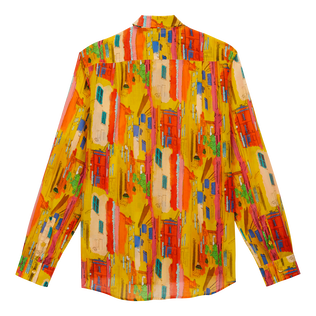 Camicia unisex leggera in voile di cotone Sunny Streets Sole vista posteriore