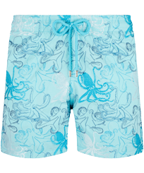 男士 Octopussy 刺绣游泳短裤 - 限量版 Lagoon 正面图
