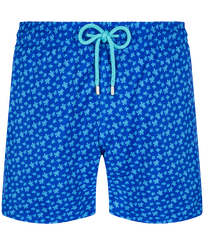 Men Ultra-light classique Printed - Men Swimwear Ultra-light and packable Micro Ronde Des Tortues, Sea blue front view