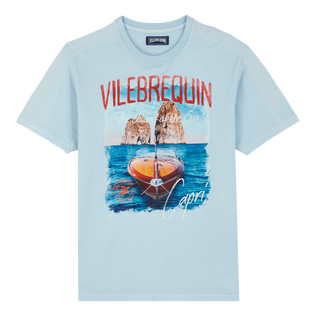 T-shirt en coton homme Capri Divin vue de face