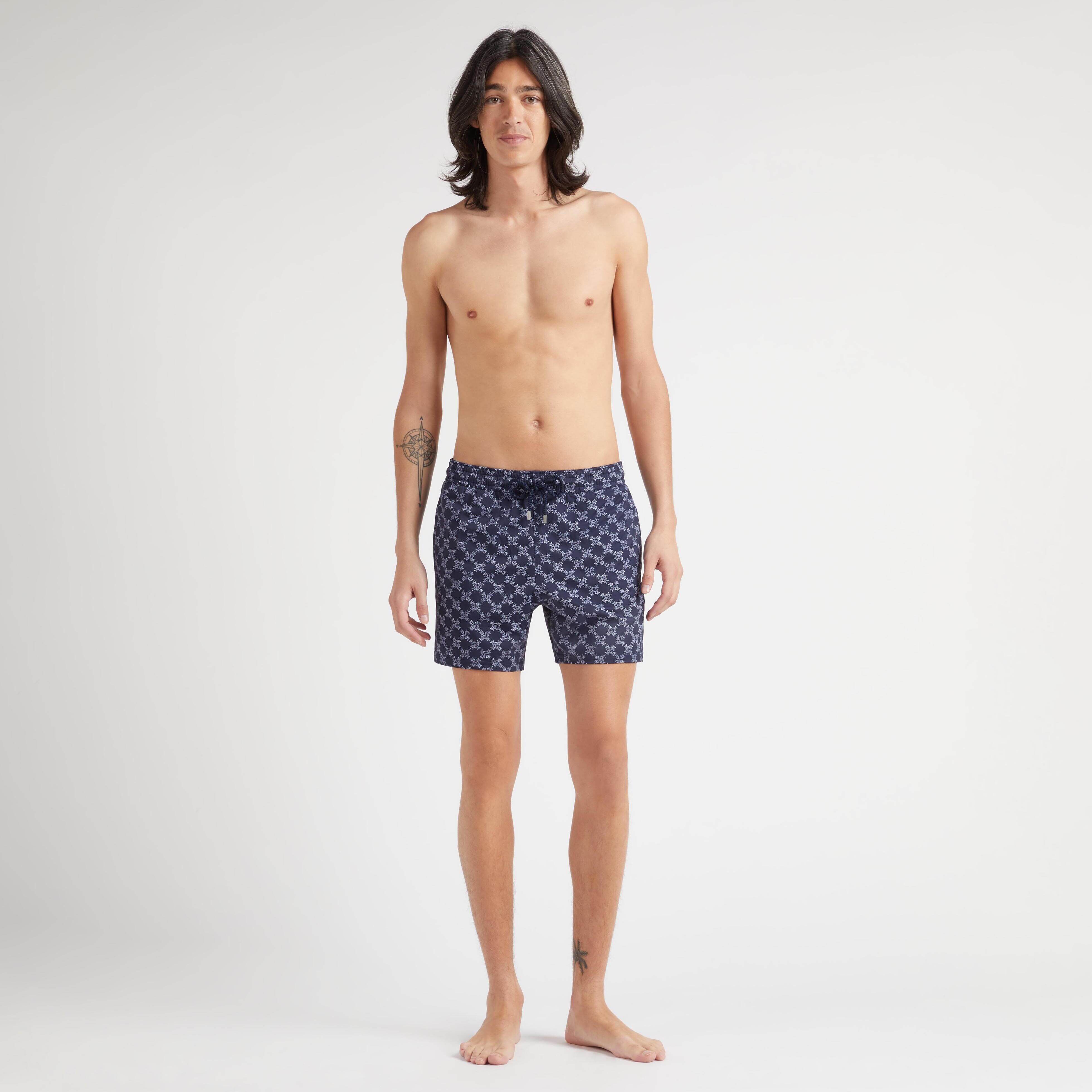 Maillot de Bain Court Stretch Homme VBQ Monogram Vilebrequin