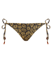Women Side-Tie Bikini Bottom Carapaces Navy front view