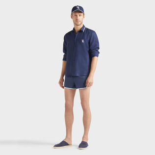 Maillot de bain homme ultra-léger VBQ line Bleu marine vue de détail 1