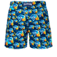 Maillot de bain homme Piranhas Bleu marine vue de dos
