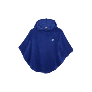 Kids Terry Beach Poncho Embroidered Turtle Marrakech front view