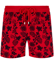 Men Swim Trunks Ultra-light and packable Natural Turtles Flocked Peppers front view
