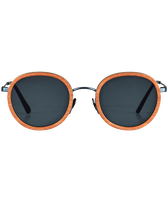 White Tulipwood Women and Men Sunglasses - VBQ x Shelter Tomette front view