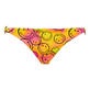Mujer Autros Estampado - Braguita de bikini de talle medio con estampado Monsieur André para mujer - Vilebrequin x Smiley®, Limon vista frontal