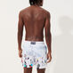 Men Swimwear Ski - Vilebrequin x Massimo Vitali Sky blue 背面穿戴视图