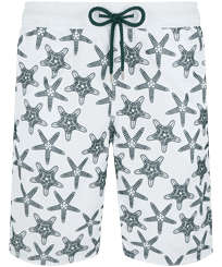 Maillot de bain long stretch homme Starfish Dance Flocké Glacier vue de face