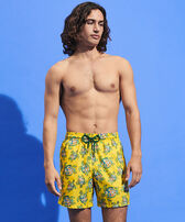 Men Swim Shorts Ultra-light and Packable Provencal Turtles Sun front worn view