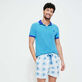 Hypno Shell Badeshorts mit Stickerei für Herren – Limitierte Serie Glacier Details Ansicht 4