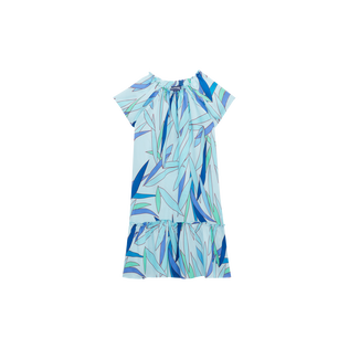 Vestito bambina in viscosa Madrague Thalassa vista frontale