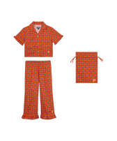 Pijama con estampado Fishy Vibes para niña Buganvilla vista frontal