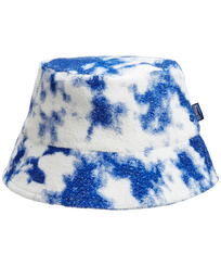 Cappello da pescatore Tie and Dye bambini Blu marine vista frontale