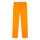 Pantalón recto en lino de color liso para hombre Zanahoria vista frontal