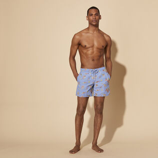 Men Swim Shorts Embroidered Vatel - Limited Edition Divine front worn view