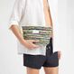 Eco-Friendly Beach pouch Solid Unique front worn view Eco-Friendly Beach pouch Solid Unique front worn view
