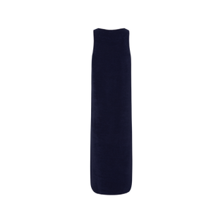 女士 VBQ 花纹毛圈布背心裙 Navy 后视图