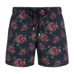 Men Stretch Swimwear Provencal Turtles Navy front view