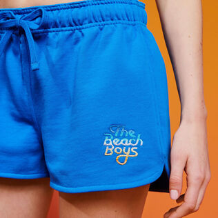 Shorts donna Gradient Embroidered Logo - Vilebrequin x The Beach Boys Earthenware dettagli vista 5