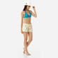 Women Swim short Jeux de Plage Yellow details view 2