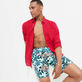 Lange Screen Turtles Stretch-Badeshorts für Herren Lagune Details Ansicht 1