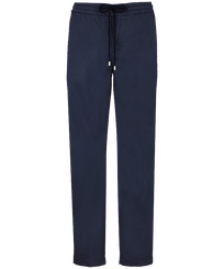 Men Cotton Modal Jogger Pants Navy front view