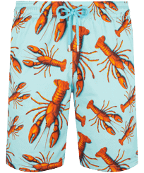 Maillot de bain long stretch homme Lobster Lagon vue de face