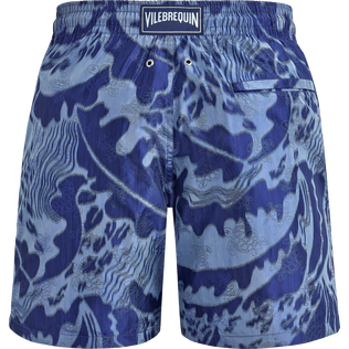 Pantaloncini mare uomo 360 Vagues - Vilebrequin x Maison BUCOL Purple blue vista posteriore