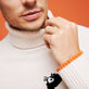 Dolcevita uomo in lana jacquard Off white dettagli vista 1
