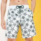 Men Long Swim Shorts Starfish Dance Flocked Glacier details view 1