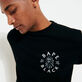 Camiseta con logotipo estampado para hombre de Vilebrequin x BAPE® BLACK Negro detalles vista 1