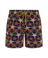 Men Swim Shorts Embroidered Stars - Limited Edition Midnight front view