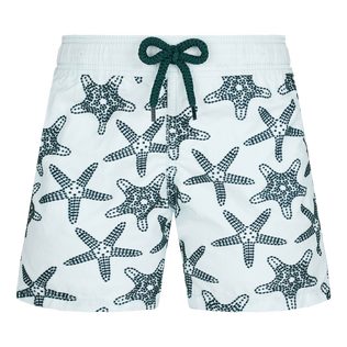 男童 Starfish Dance 植绒泳装 Glacier 正面图