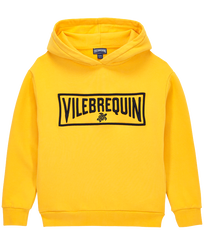 Boys Embroidered Sweatshirt Logo 3D Mimosa front view