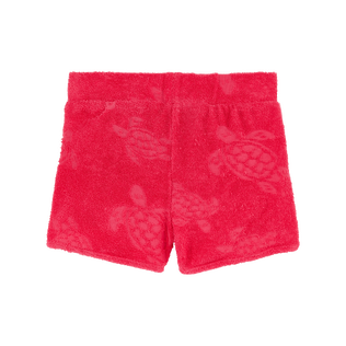 Ronde des Tortues Frottee-Jacquard-Set für Kleinkinder Stachelbeerenrot Details Ansicht 3