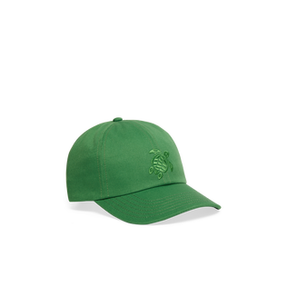 Solid Cap Turtle Embroidery Chive front view
