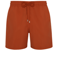Pantaloncini mare uomo tinta unita - Vilebrequin x Highsnobiety Rooibos vista frontale
